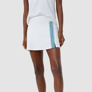 Tuckernuck Retro Stripe Tennis Skort Size XL White